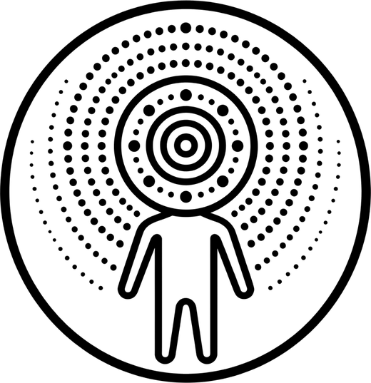 Médaillon noir