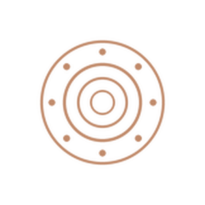 Tête-signe cuivre